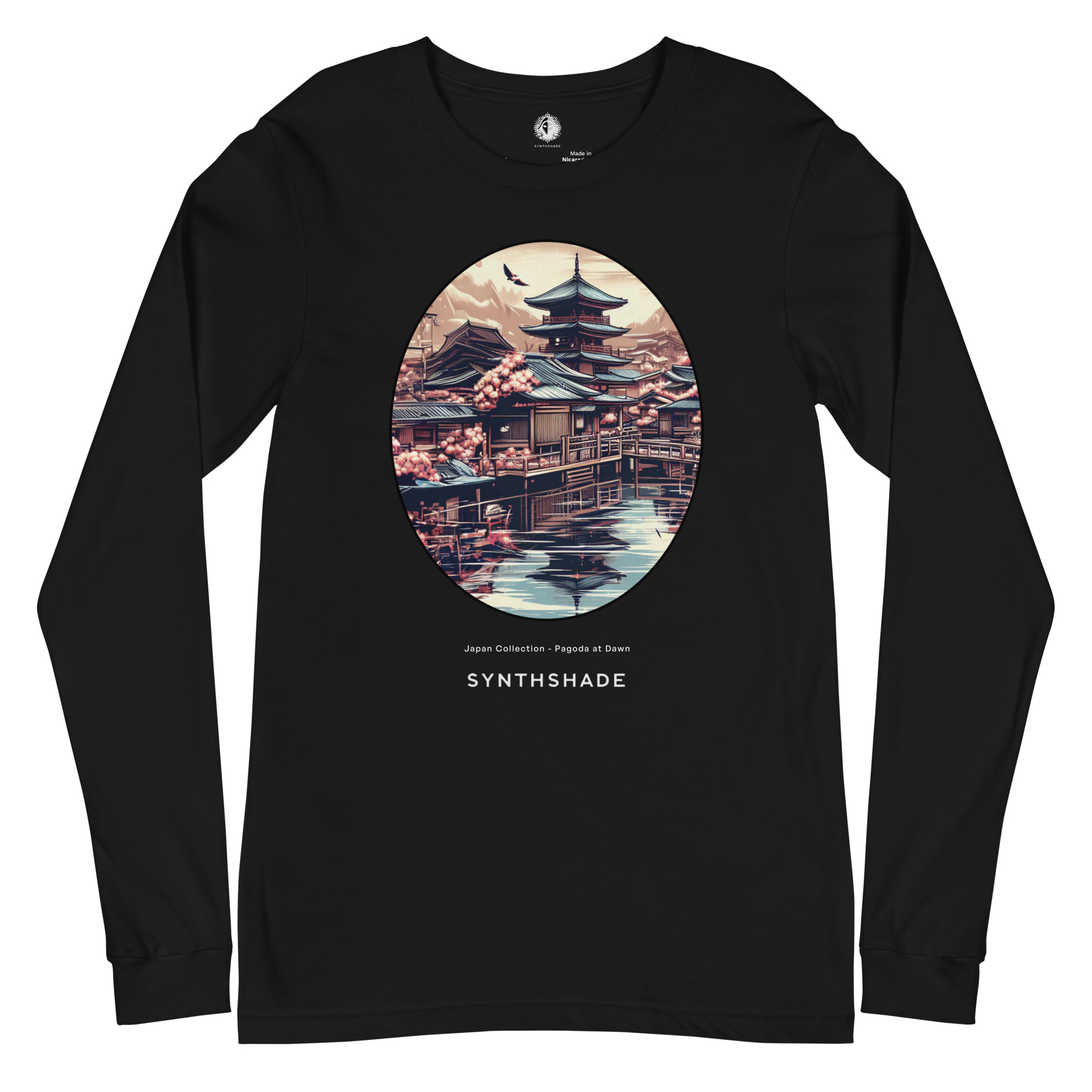 Pagoda at Dawn | Unisex Long-Sleeve Tee
