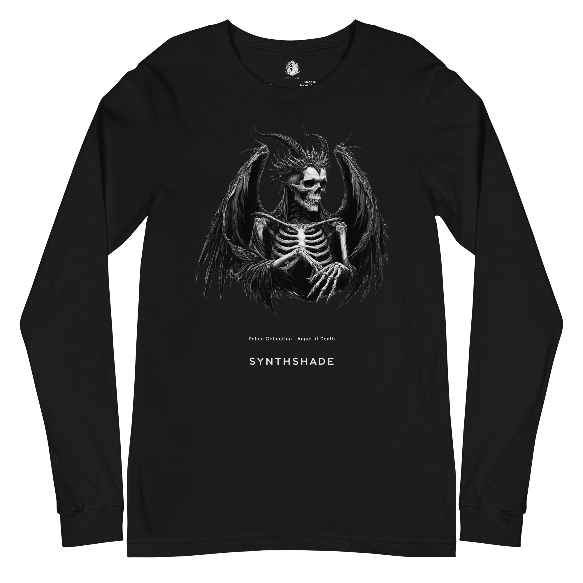 【FANSHOW】DEMONIC ANGEL OVERFIT LONG SLEEVE Shadow Of Intent - Skull Angel - Longsleeve | Nuclear Blast